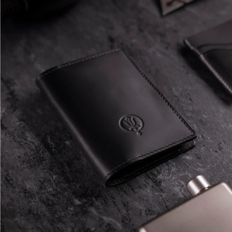 Leder Bi-Fold Geldbörse