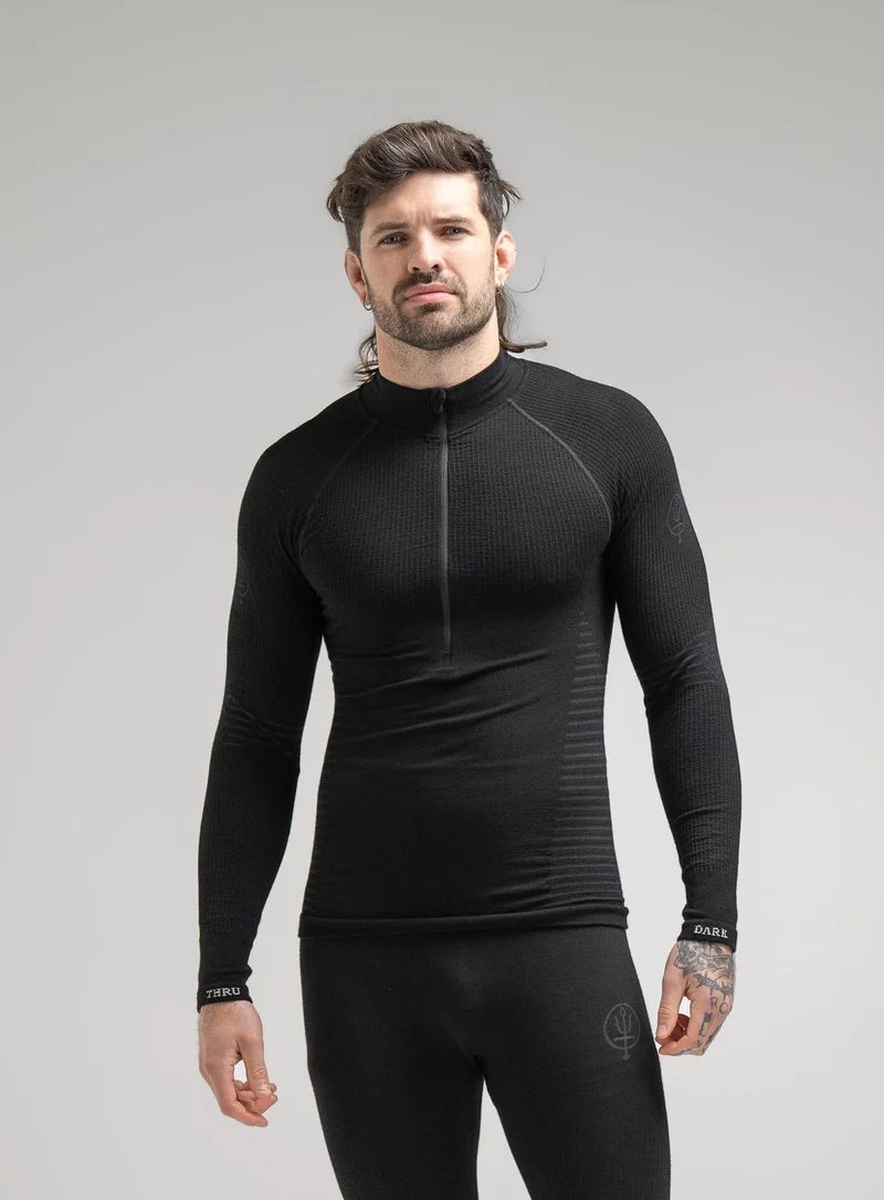 Stealth nahtloses Basisschicht-Oberteil