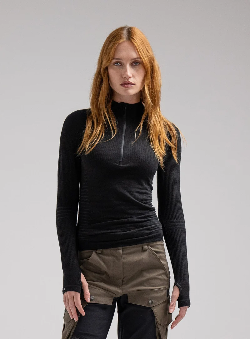 Stealth nahtloses Basisschicht-Oberteil Damen