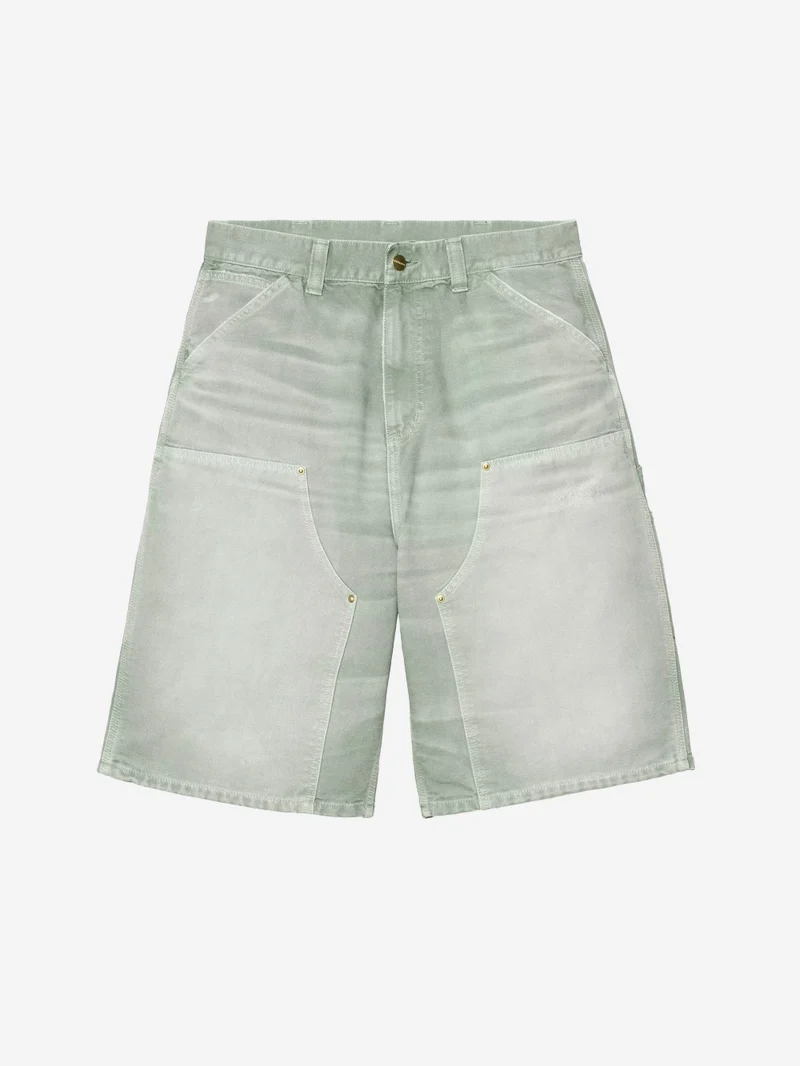 Shorts Og 'Double Knee' verdi con trattamento distressed