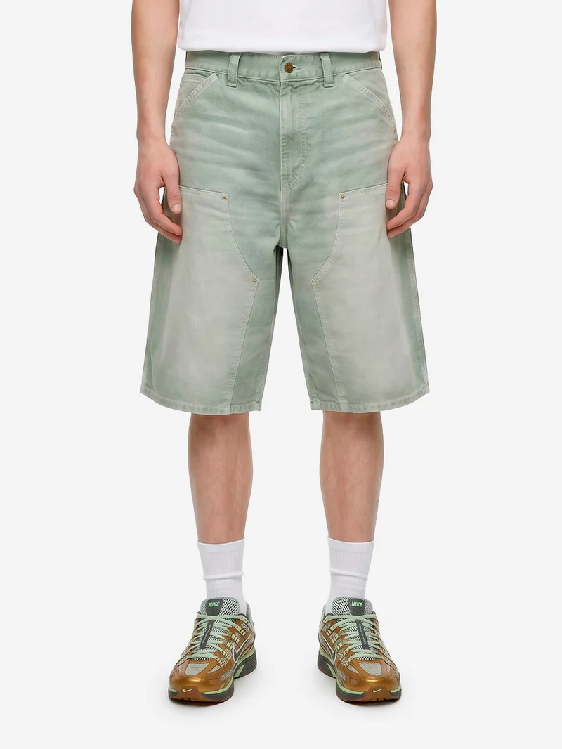 Shorts Og 'Double Knee' verdi con trattamento distressed