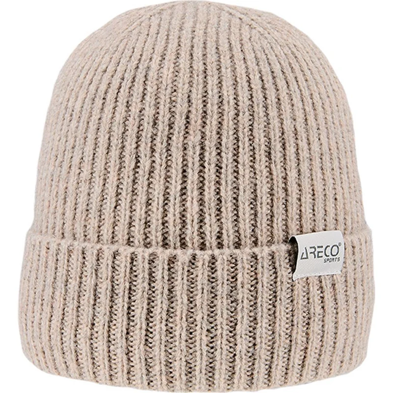 Areco Beanie Damen Mütze sand-melange