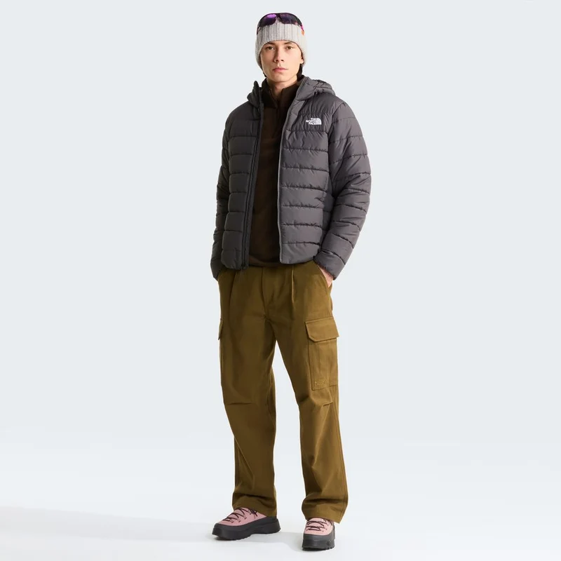 The North Face Aconcagua Hooded Jacket Herren Isolationsjacke anthrazitgrau