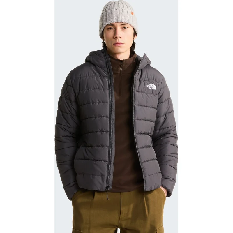 The North Face Aconcagua Hooded Jacket Herren Isolationsjacke anthrazitgrau