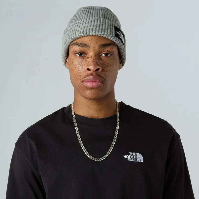 The North Face Salty Lined Beanie Herren Mütze tnf light grey heather