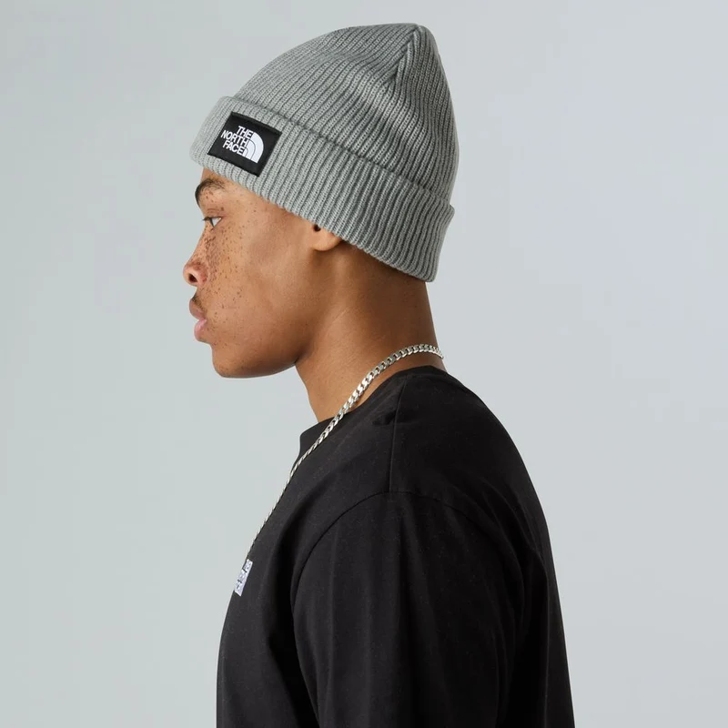 The North Face Salty Lined Beanie Herren Mütze tnf light grey heather
