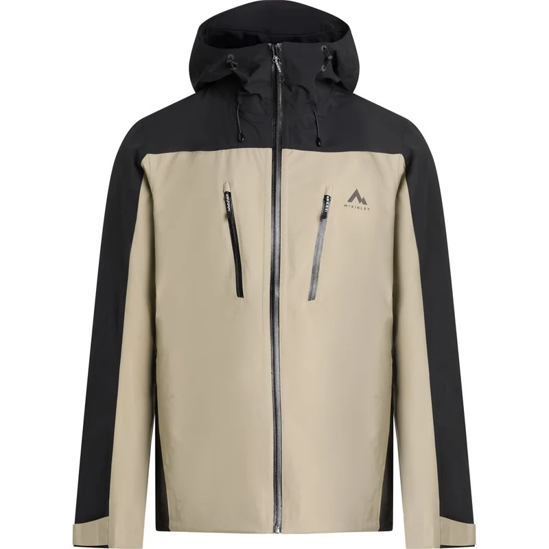 McKinley Sattel Funktionsjacke Herren brown smoke / black night