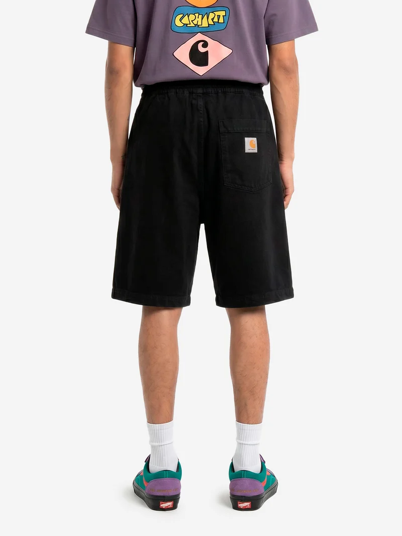 Shorts neri 'Floyde' con lycra