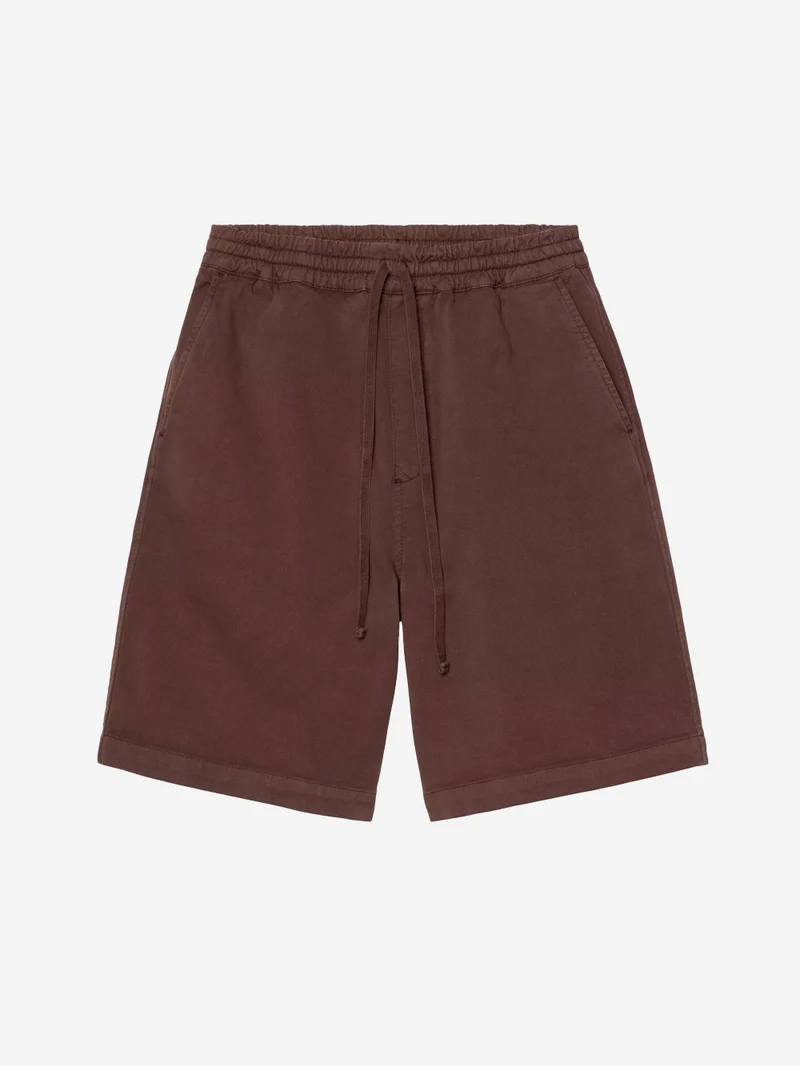 Shorts marroni 'Floyde' con lycra
