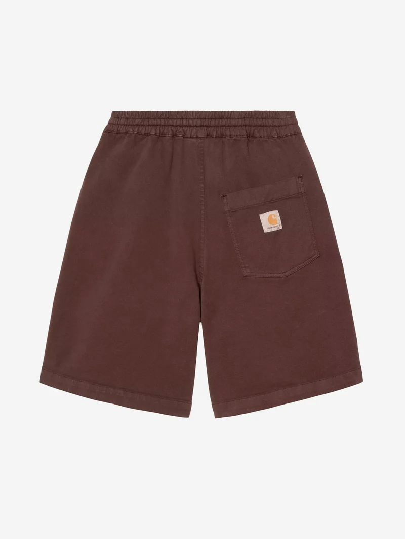Shorts marroni 'Floyde' con lycra