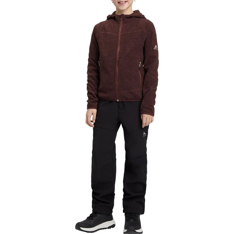 McKinley Fleece-Jacke Choco Kinder Fleecejacke melange-red-wine