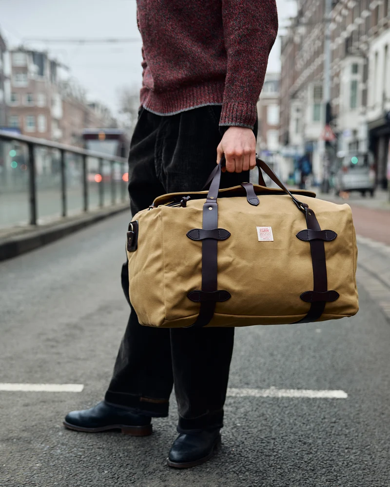 Filson Rugged Twill Medium Duffle Tan