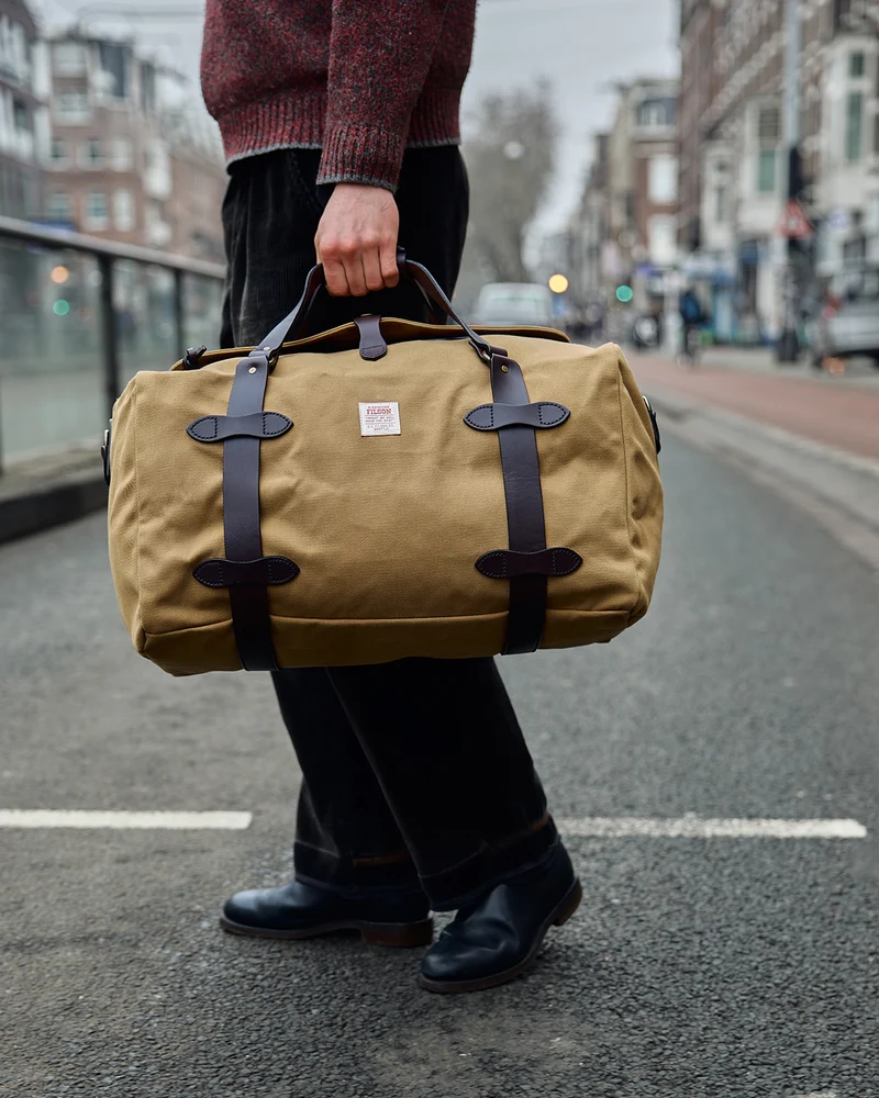 Filson Rugged Twill Medium Duffle Tan