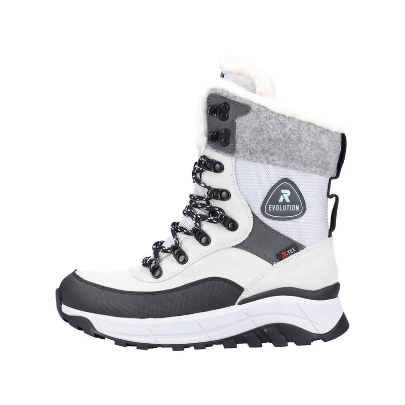 Rieker Winterstiefel Torere creamy-white black
