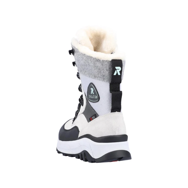 Rieker Winterstiefel Torere creamy-white black