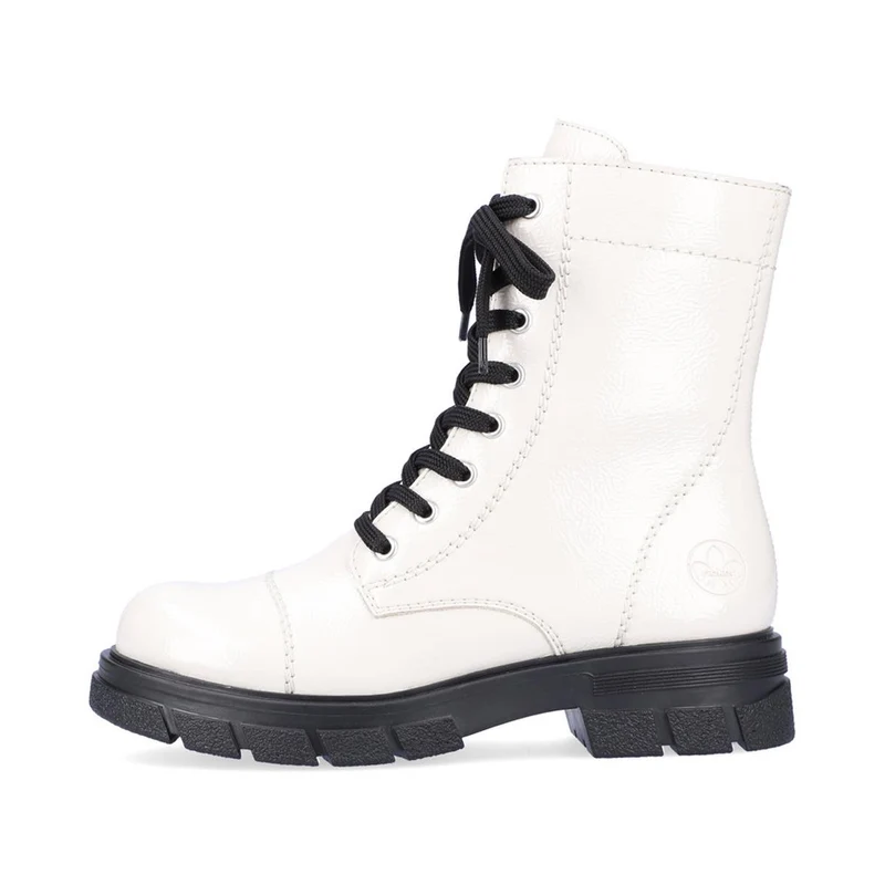 Rieker Lagro Biker Boots offwhite