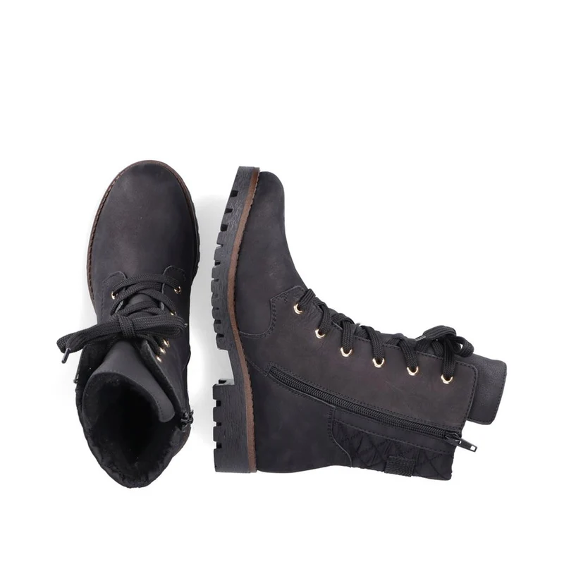 Rieker Tucson Biker Boots schwarz
