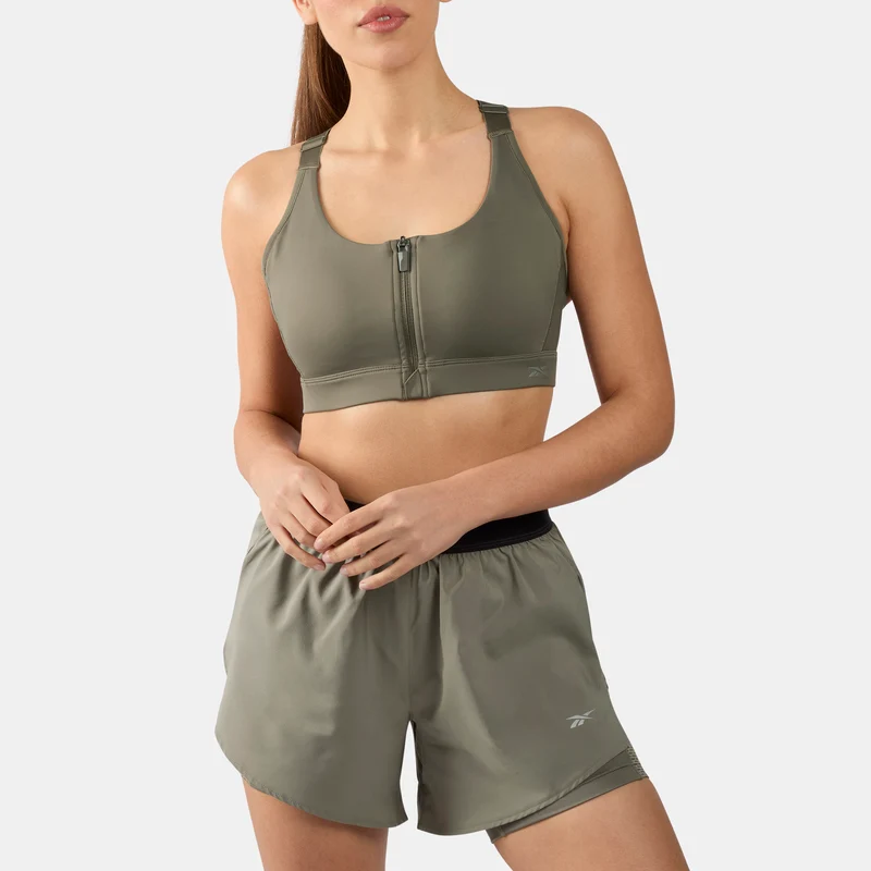 Lux Front-Zip High Impact Sports Bra