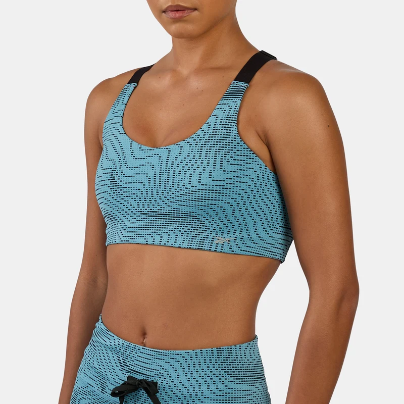 RBK Lab Running Printed Sports Bra