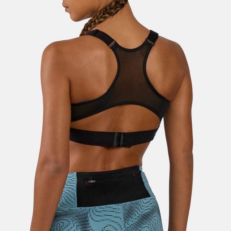 RBK Lab Running Printed Sports Bra