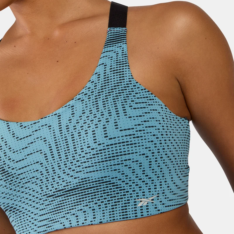 RBK Lab Running Printed Sports Bra