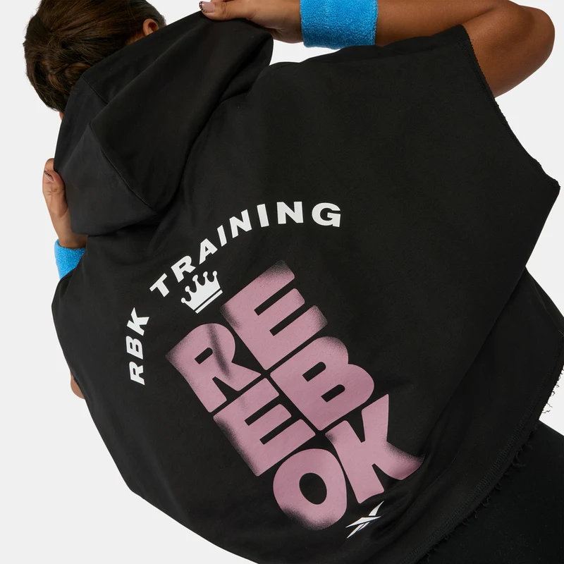 Lux Graphic Sleeveless Hoodie