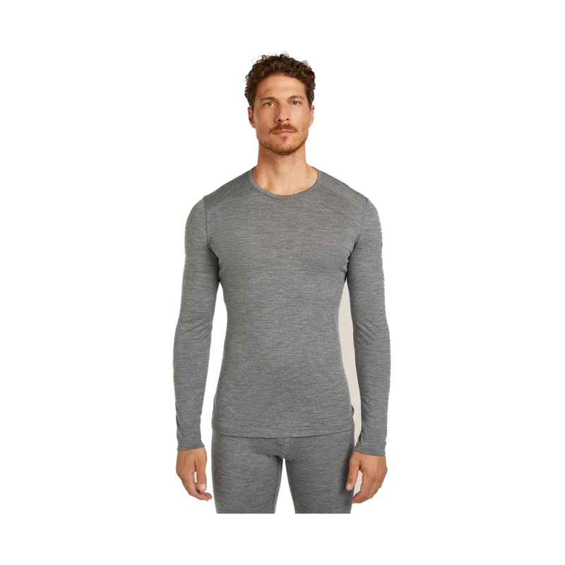 Icebreaker Oasis LS Crewe GREY