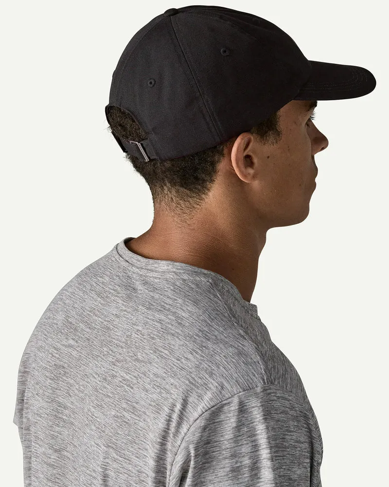 Patagonia Fitz Roy Icon Trad Cap Text Logo Ink Black