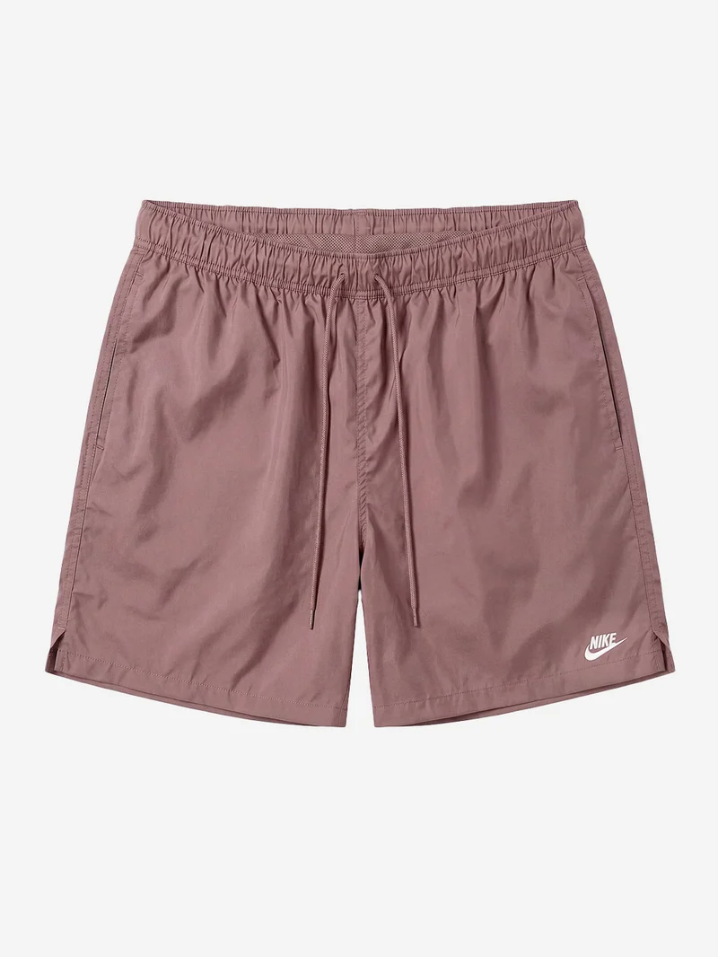 Shorts marroni Club con Swoosh