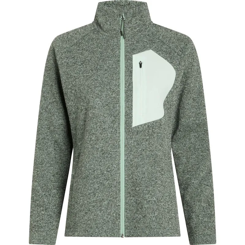 McKinley Arlita W Damen Fleecejacke melange-green-smoke