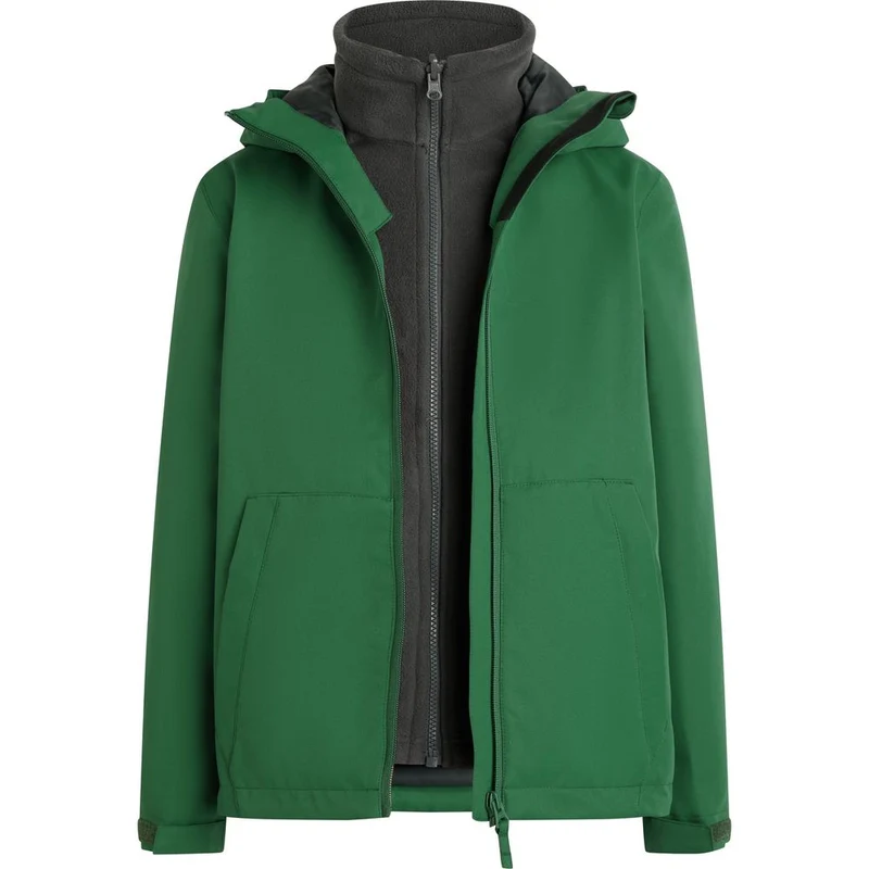 McKinley Ju-Funktions-Jacke Justin 3:1 III B Kinder green-dark-anthracit