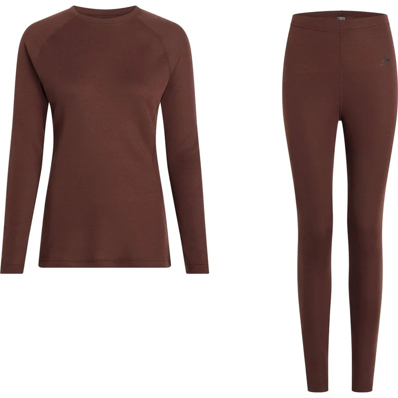 McKinley Yael III/Yana III W Damen Funktionswäsche-Set red-wine