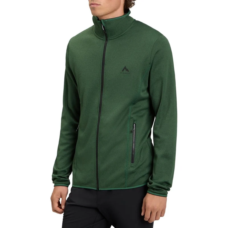 McKinley Roto IV M Herren Fleecejacke melange-green-da