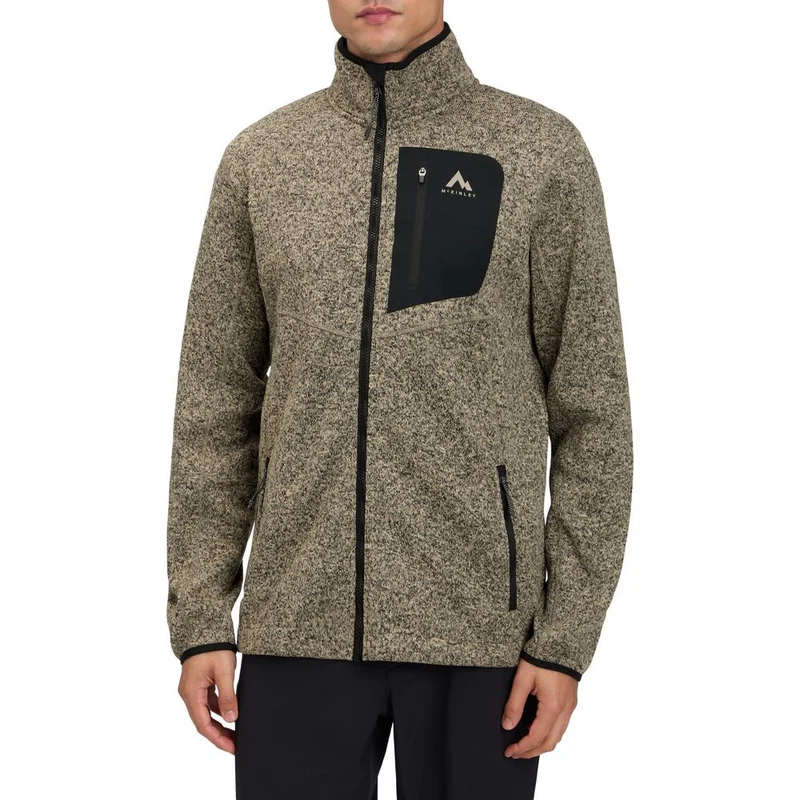 McKinley Unterjacke Skeena III M 927- Herren Fleecejacke melange-brown-sm