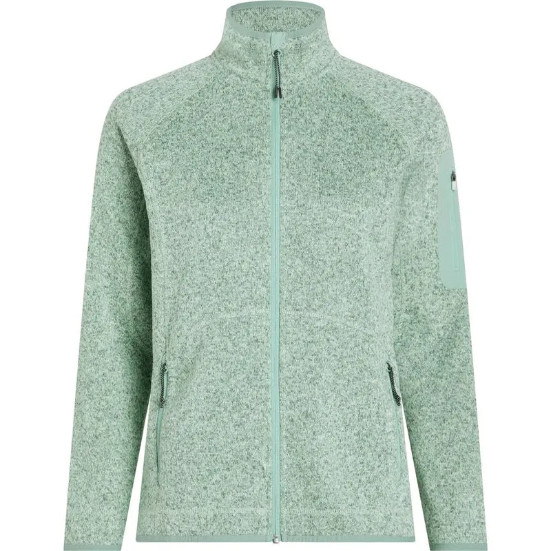 McKinley Skeena Wms 972- Damen Fleecejacke melange-green-sm