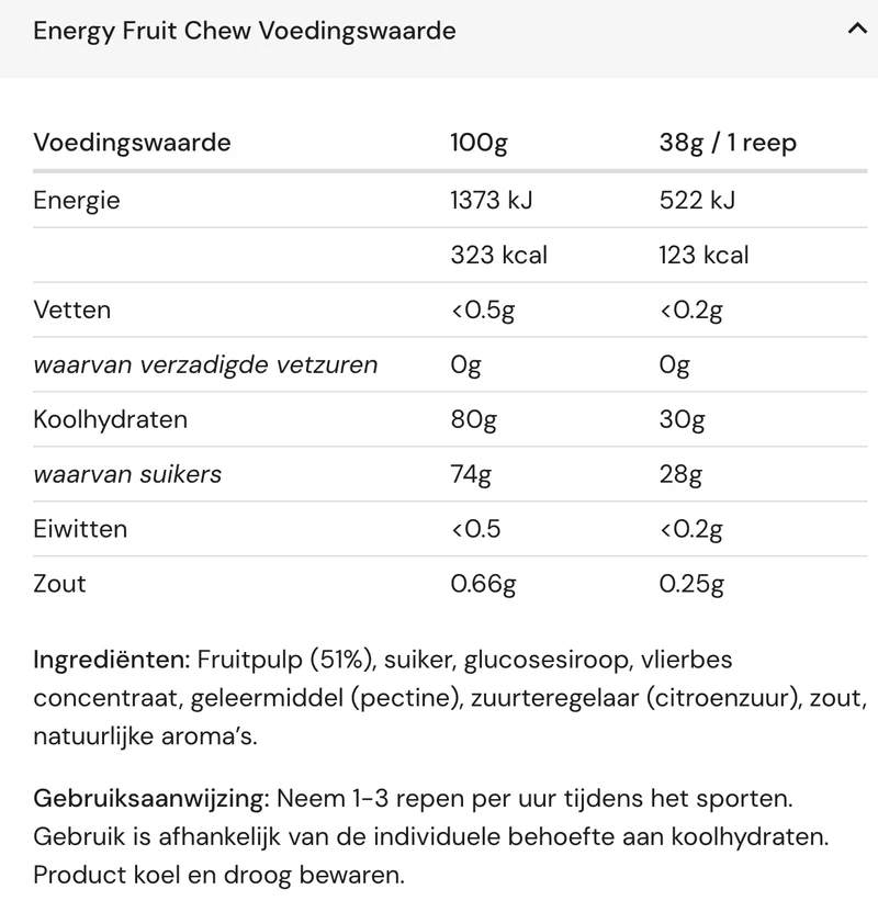 Amacx | Energy Fruit Chew