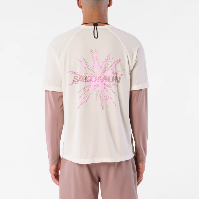Salomon Shakeout Core Tee GFX Heren