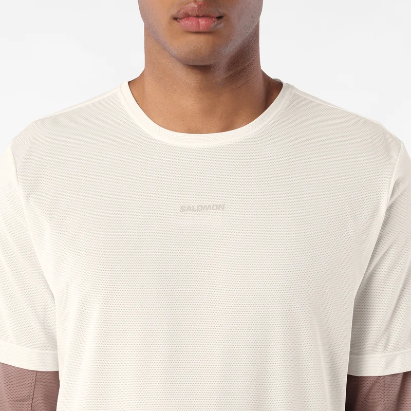 Salomon Shakeout Core Tee GFX Heren