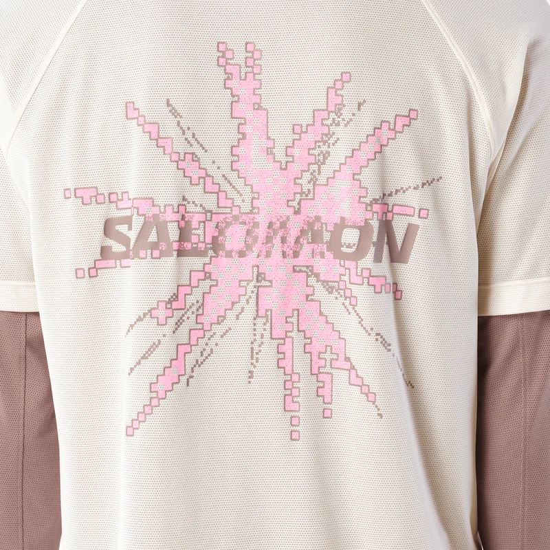 Salomon Shakeout Core Tee GFX Heren