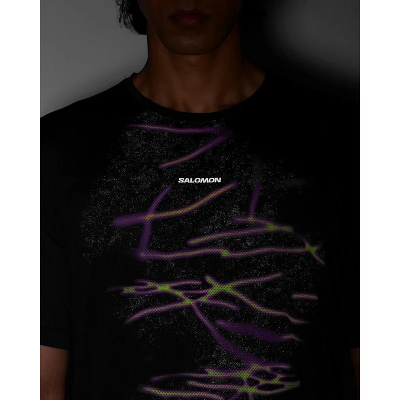 Salomon Shakeout Core Tee GFX Heren