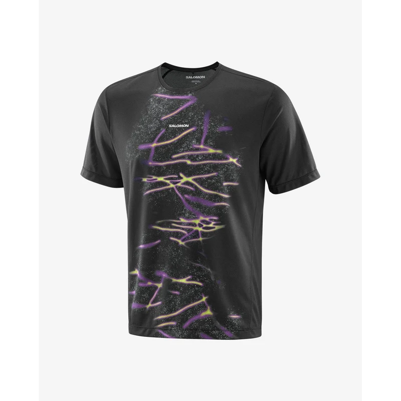 Salomon Shakeout Core Tee GFX Heren