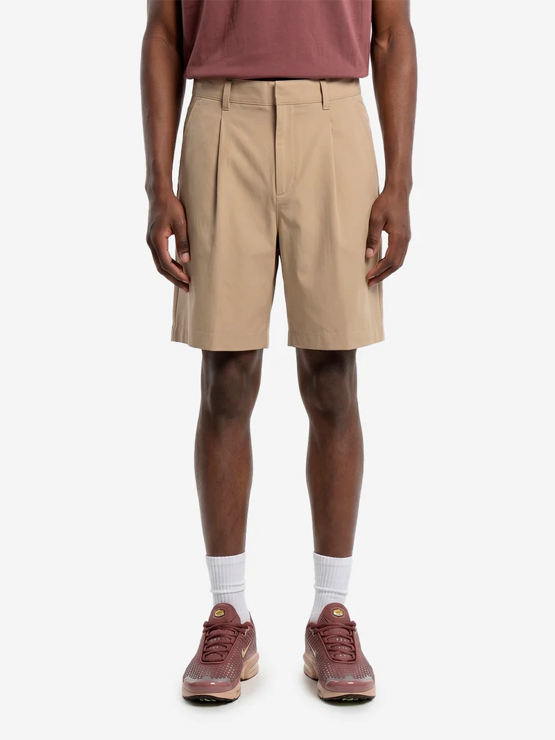 Shorts da golf in tessuto elasticizzato beige Dri-FIT