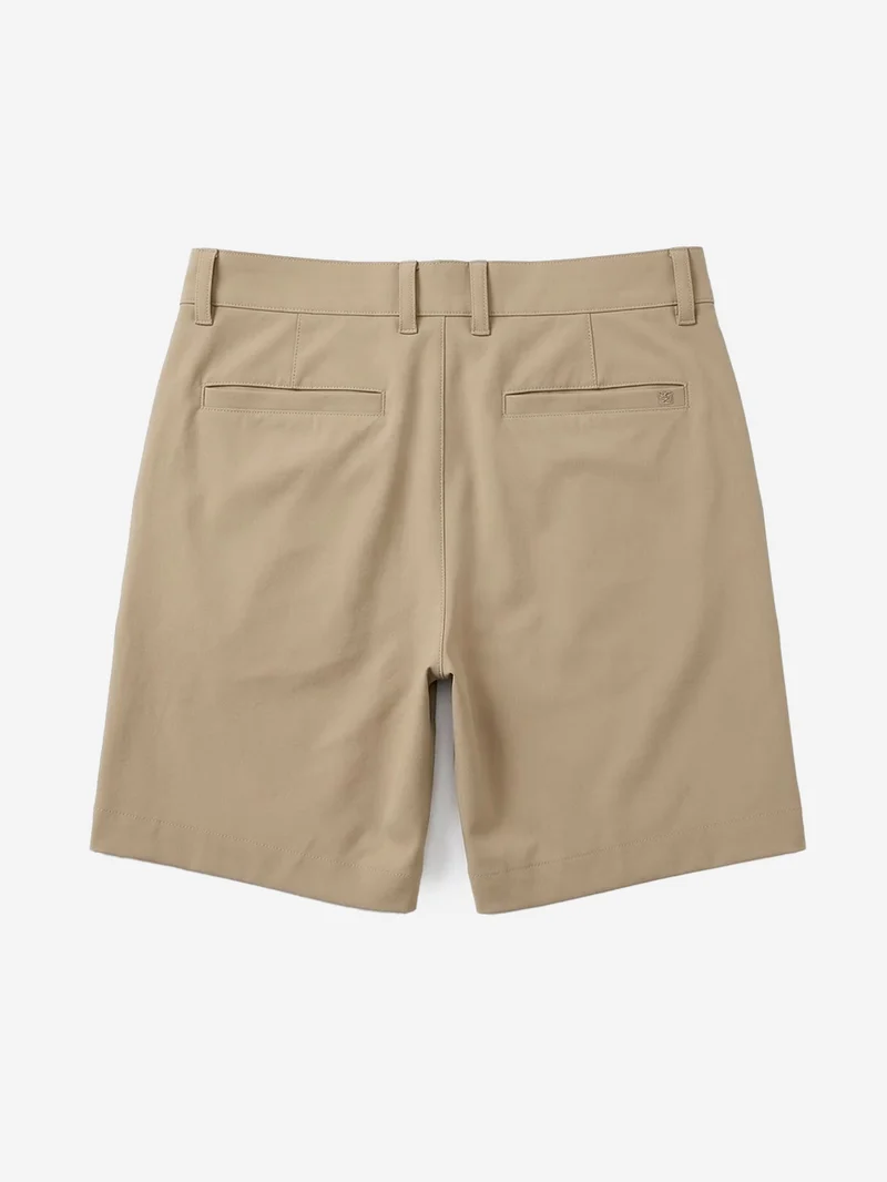 Shorts da golf in tessuto elasticizzato beige Dri-FIT