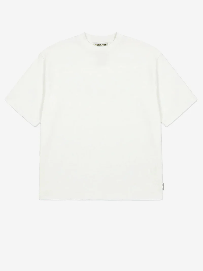 T-shirt oversize in cotone bianco