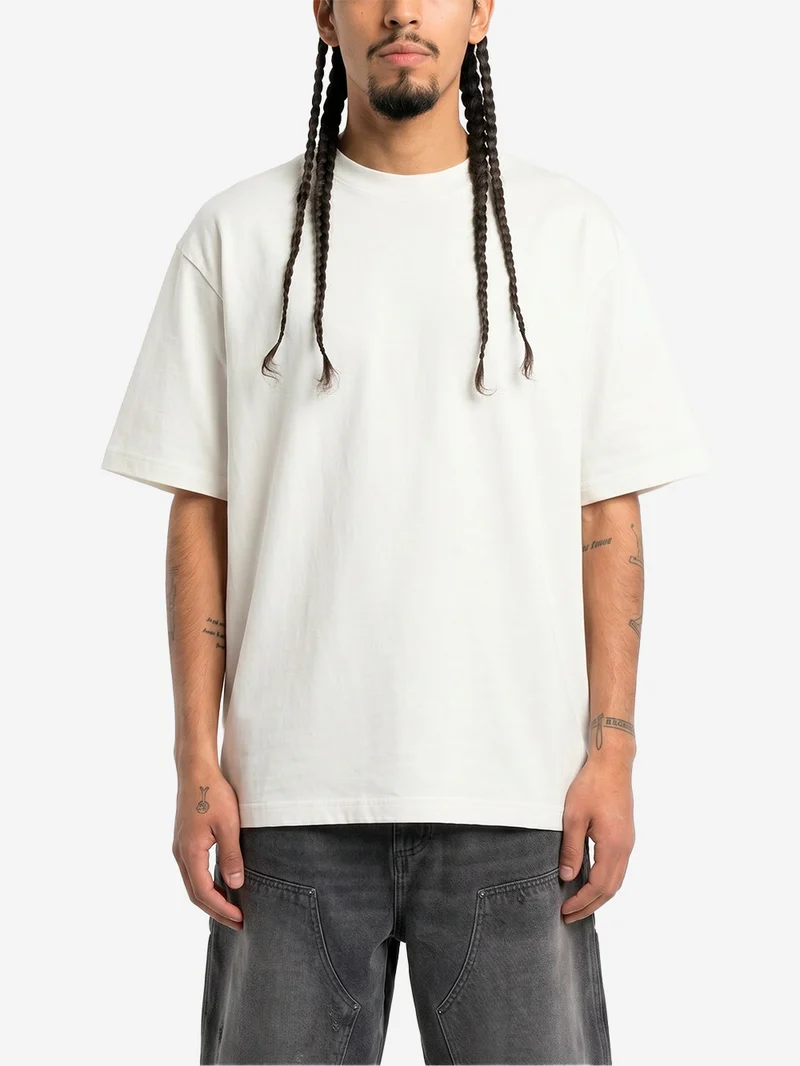 T-shirt oversize in cotone bianco