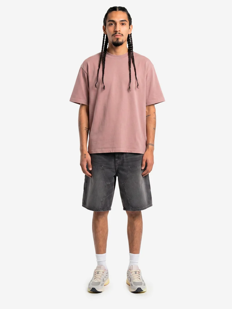 T-shirt oversize in cotone rosa