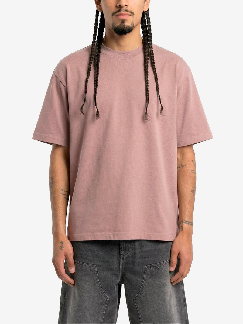 T-shirt oversize in cotone rosa