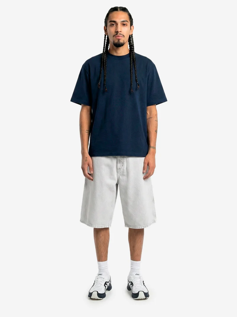 T-shirt oversize in cotone navy