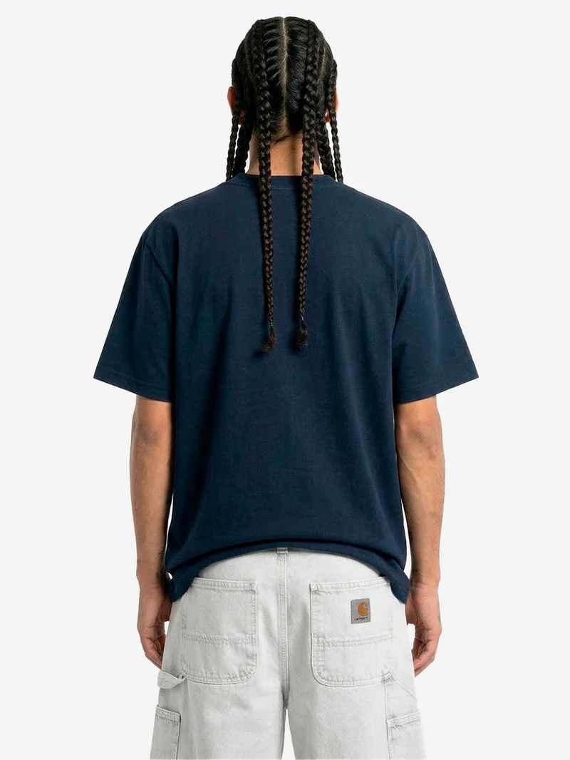 T-shirt oversize in cotone navy
