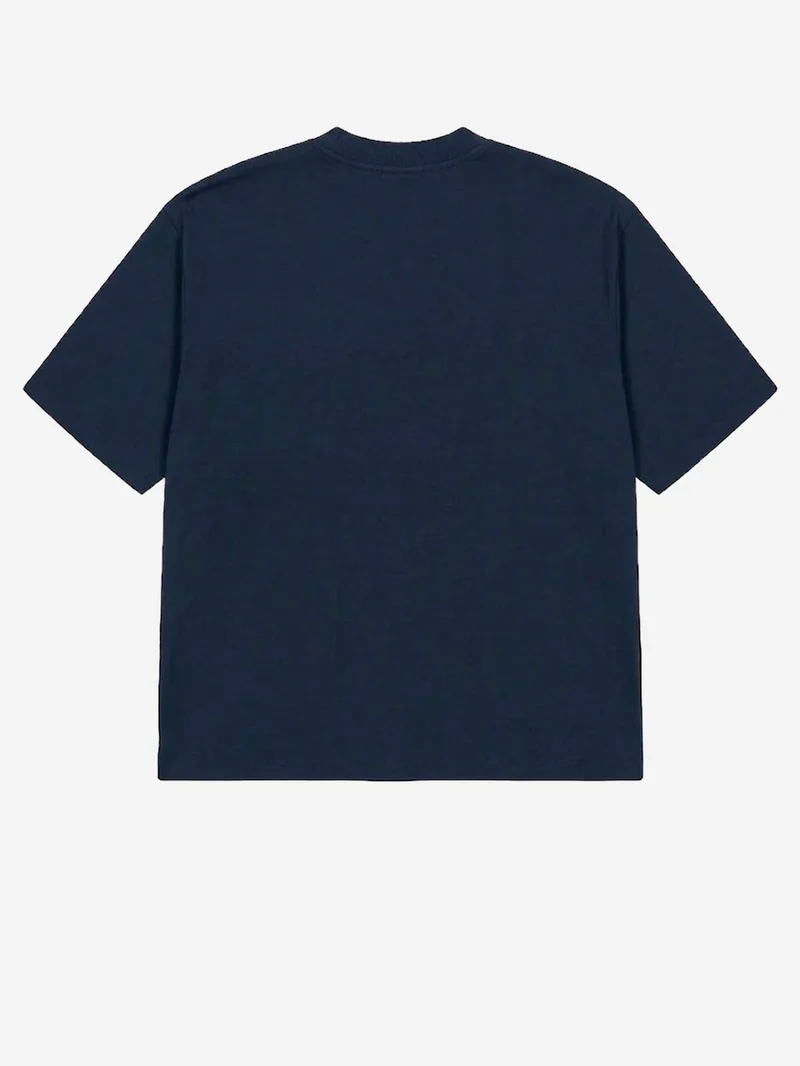 T-shirt oversize in cotone navy